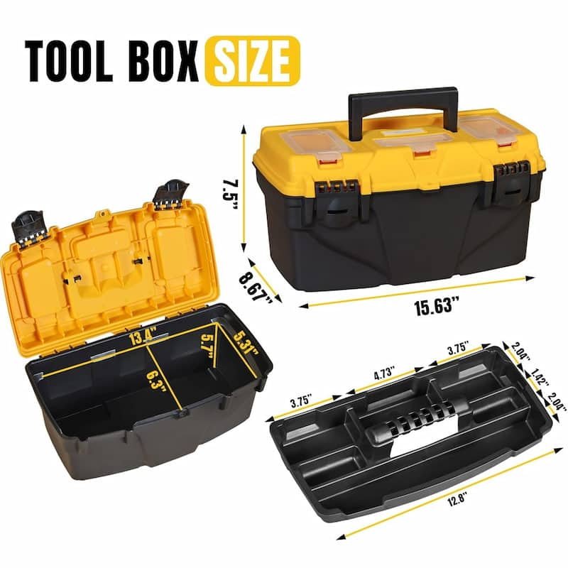 Torin Plastic Storage Tool Box